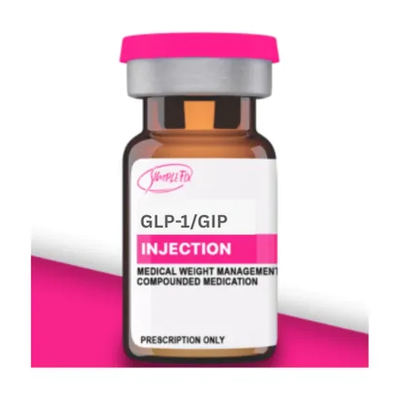 SimpleFixRx GLP-1/GIP Tirzep injection vial for medical weight loss